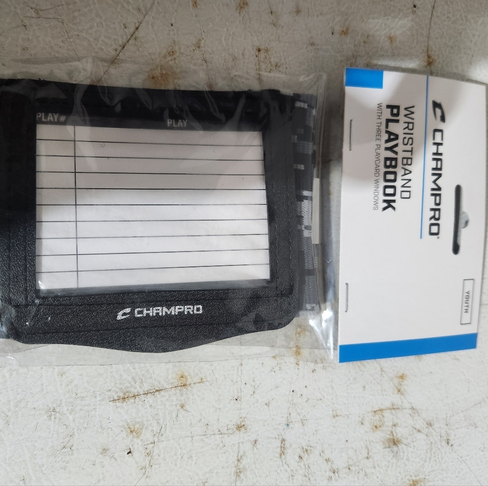 Champro Black Camo Wrist Playbook